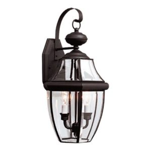 exterior lantern from Lowes  for  master bath vanity