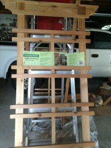 garden arbor from Lowes