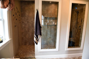 Master shower in Parade of Homes 2014 TayRose Design