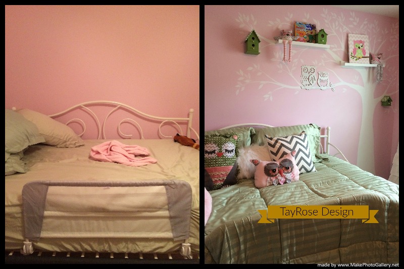 B4 and after owl theme room