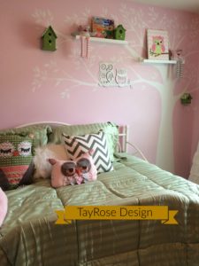 Owl theme toddler room finished