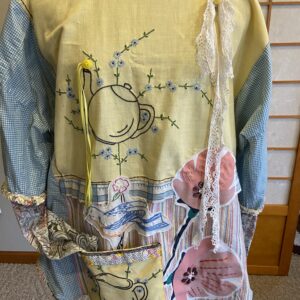 Upcycled One of a Kind Vintage inspired pullover top Plus size