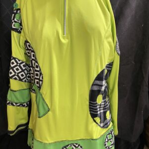 Upcycled Pickleball Women Sport Shirt One of a kind